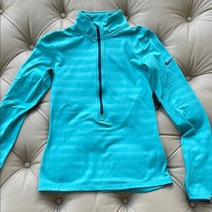 Nike Blue Quarter-Zip Pullover
